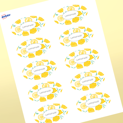 Professional Printed Oval Labels