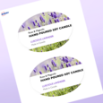 Professional Printed Oval Labels