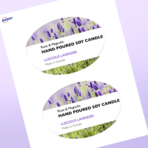 Professional Printed Oval Labels