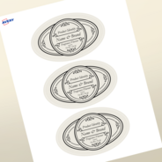 Professional Printed Oval Labels