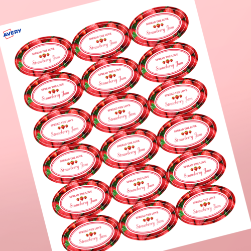 Professional Printed Oval Labels