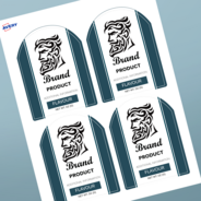 Professional Printed Arched Labels