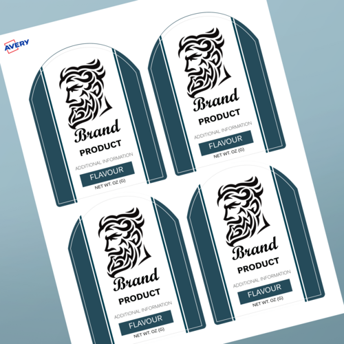 Professional Printed Arched Labels