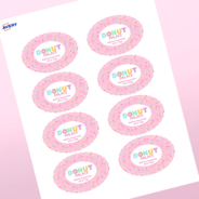 Professional Printed Scalloped Labels