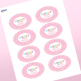Professional Printed Scalloped Labels