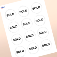 Professional Printed Starburst Labels