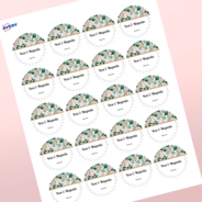 Professional Printed Starburst Labels