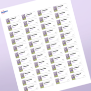 Professional Printed Rectangle Labels