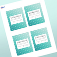 Professional Printed Rectangle Labels