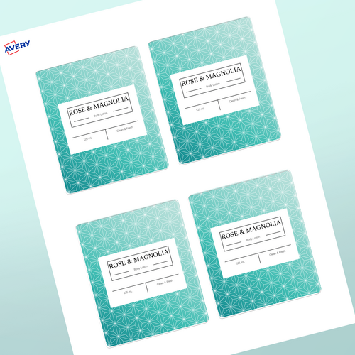 Professional Printed Rectangle Labels