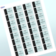 Professional Printed Rectangle Labels