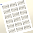 Professional Printed Rectangle Labels