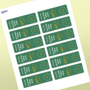 Professional Printed Rectangle Labels