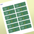 Professional Printed Rectangle Labels