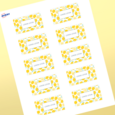 Professional Printed Rectangle Labels