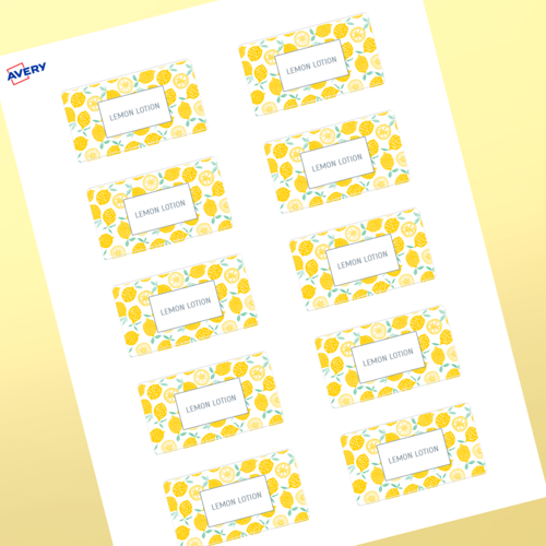 Professional Printed Rectangle Labels