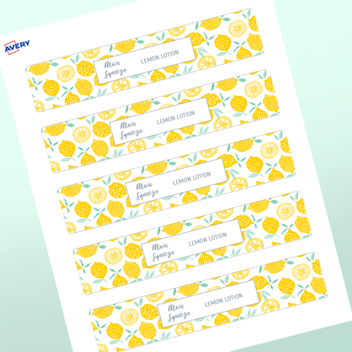 Professional Printed Rectangle Labels