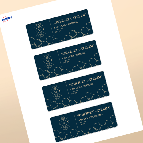 Professional Printed Rectangle Labels