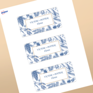 Professional Printed Rectangle Labels