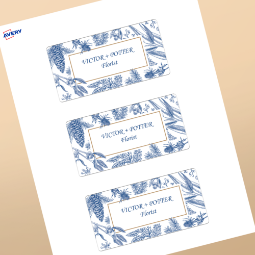 Professional Printed Rectangle Labels