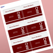 Professional Printed Rectangle Labels