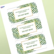 Professional Printed Rectangle Labels