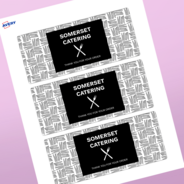 Professional Printed Rectangle Labels