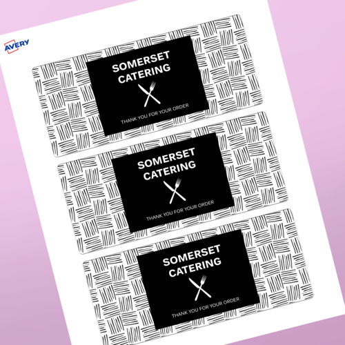 Professional Printed Rectangle Labels