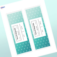 Professional Printed Rectangle Labels