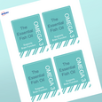 Professional Printed Rectangle Labels