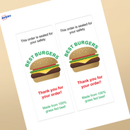Professional Printed Rectangle Labels