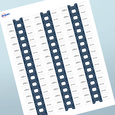 Professional Printed Barbell Labels