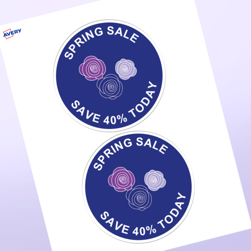 Professional Printed Round Labels