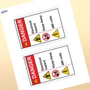Professional Printed Rectangle Labels