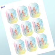 Professional Printed Emerald Labels