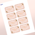 Professional Printed Rectangle Labels