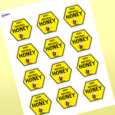 Professional Printed Hexagon Labels