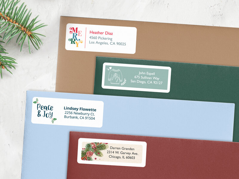shipping labels
