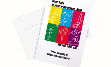 Retirement Party Labels