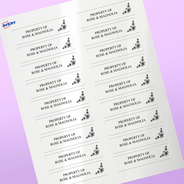 Professional Printed Rectangle Labels