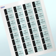 Professional Printed Rectangle Labels