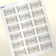 Étiquettes rectangulaires