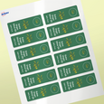 Professional Printed Rectangle Labels