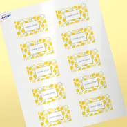 Professional Printed Rectangle Labels