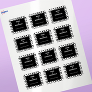 Professional Printed Rectangle Labels