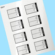 Professional Printed Rectangle Labels