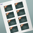 Professional Printed Rectangle Labels