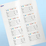 Professional Printed Rectangle Labels
