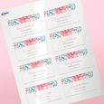 Professional Printed Rectangle Labels