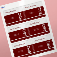 Professional Printed Rectangle Labels